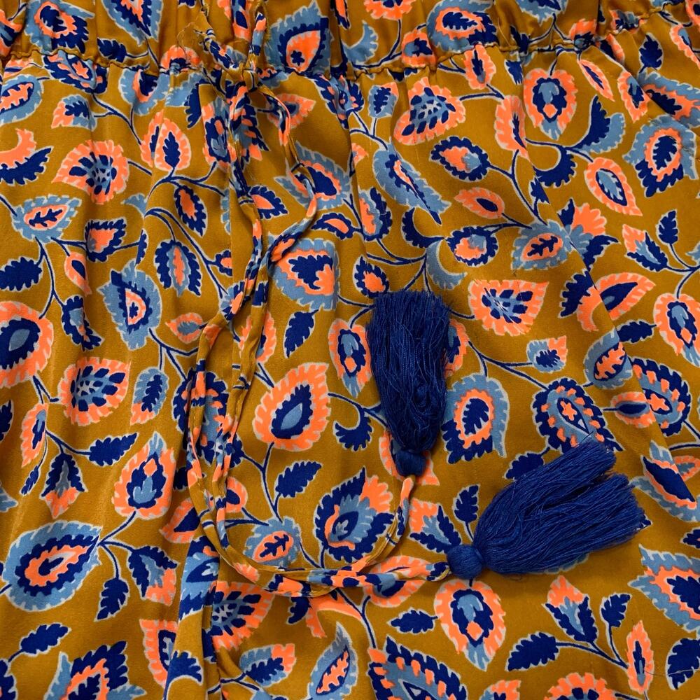 Aerie colorful paisley print drawstring waist lounge shorts - Picture 4 of 7